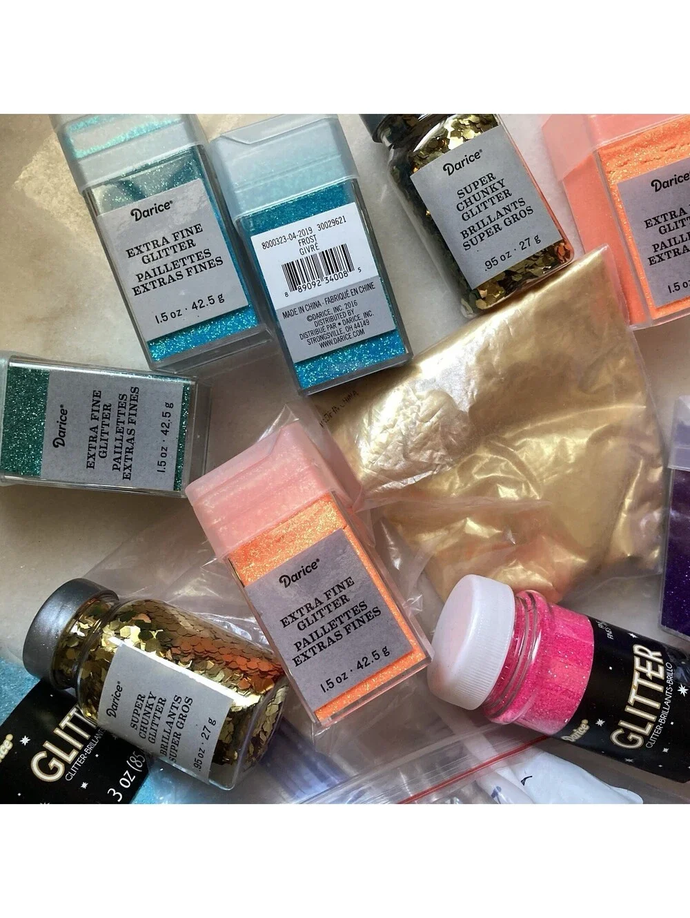 Glitter Lot Bulk Resin Nail Art Craft Mix Chunky Fine Sequins Confetti